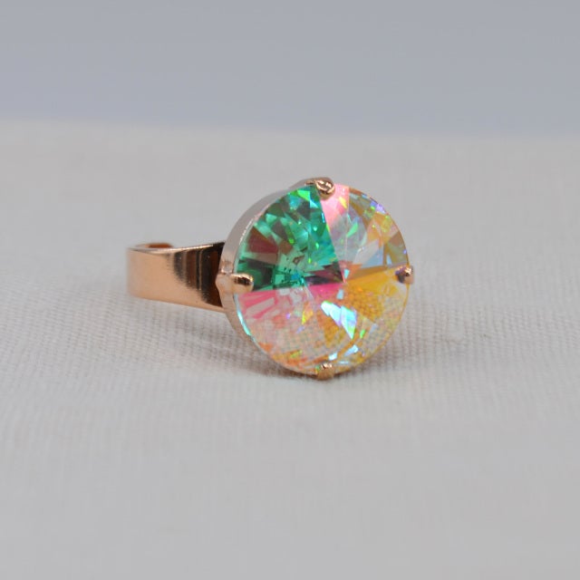 Aurora borealis hot sale ring swarovski